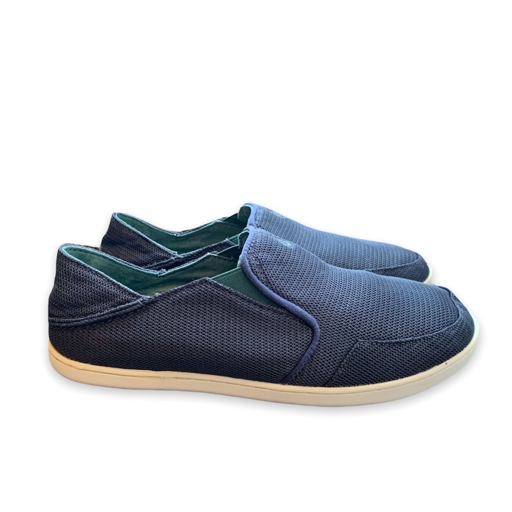 OluKai navy mesh slip on shoes size 10.5